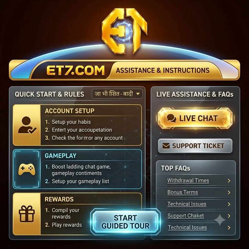ET7 Game Activity instructions and help